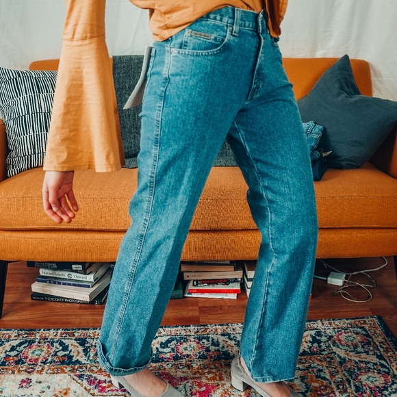 Calvin Klein Jeans Denim - Vintage Deadstock Calvin Klein High Waist Mom Jean
